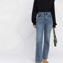 Karl Lagerfeld pointed-collar sweatshirt