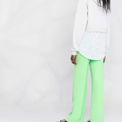 Karl Lagerfeld monogram-lace hoodie