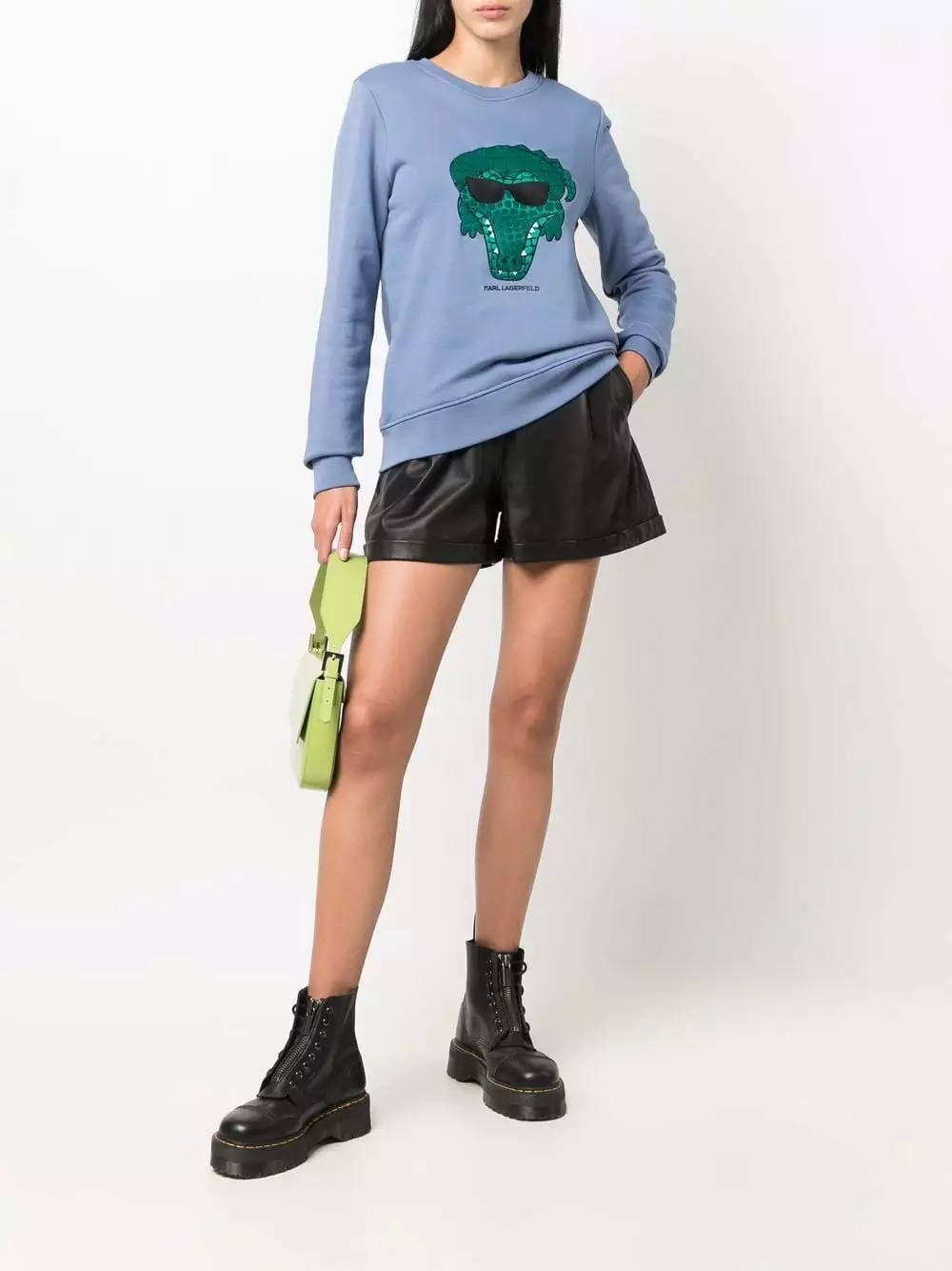 Karl Lagerfeld crocodile logo sweatshirt
