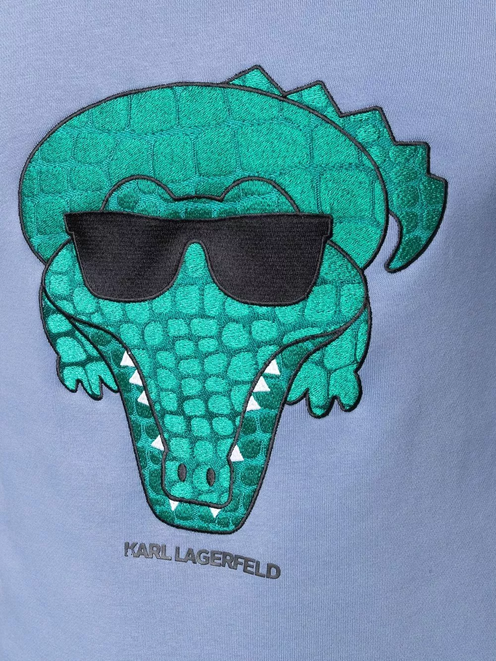 Karl Lagerfeld crocodile logo sweatshirt