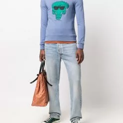 Karl Lagerfeld crocodile logo sweatshirt