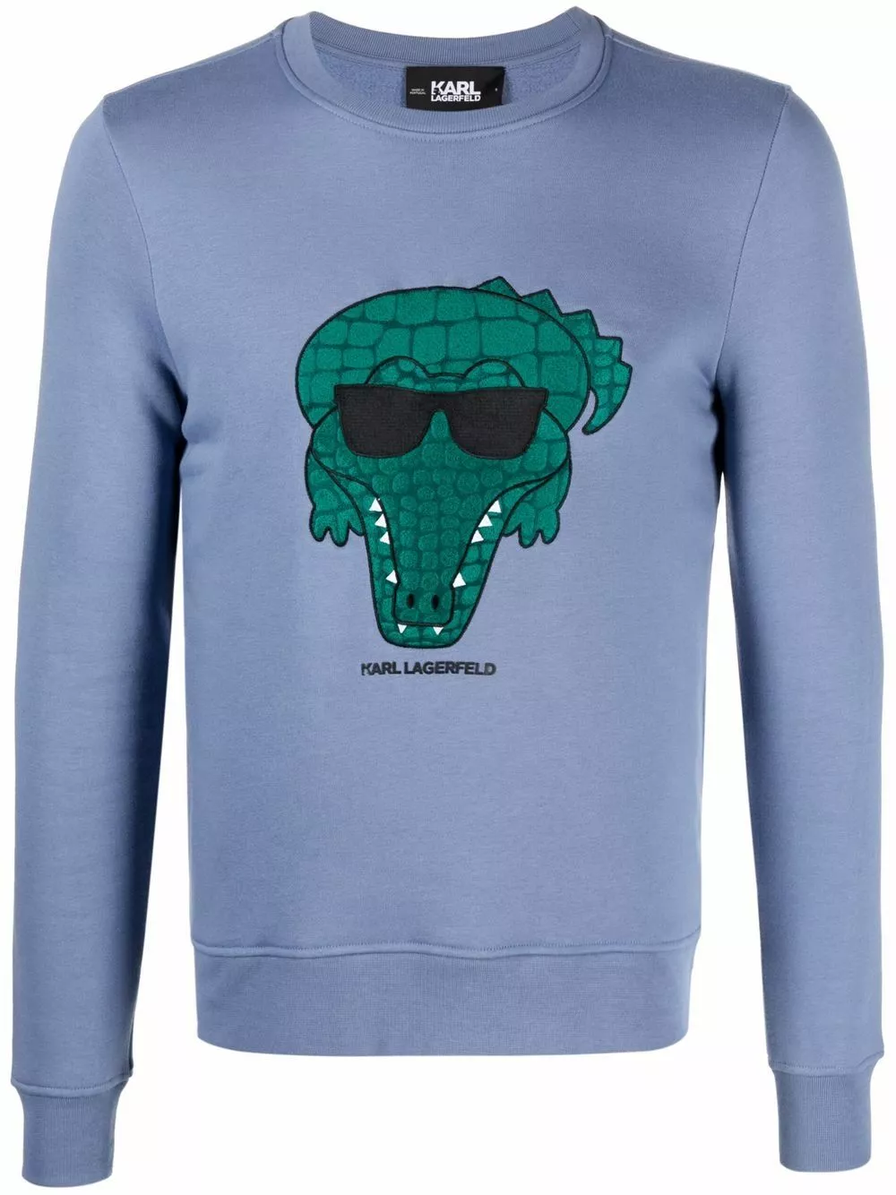 Karl Lagerfeld crocodile logo sweatshirt