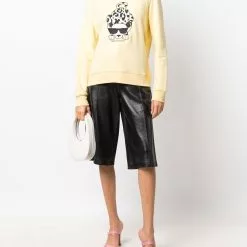 Karl Lagerfeld dog graphic sweatshirt