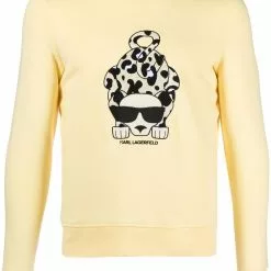 Karl Lagerfeld dog graphic sweatshirt