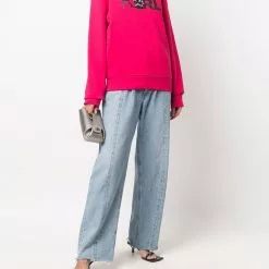 Karl Lagerfeld Ikonik animal cotton sweatshirt