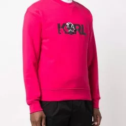 Karl Lagerfeld Ikonik animal cotton sweatshirt