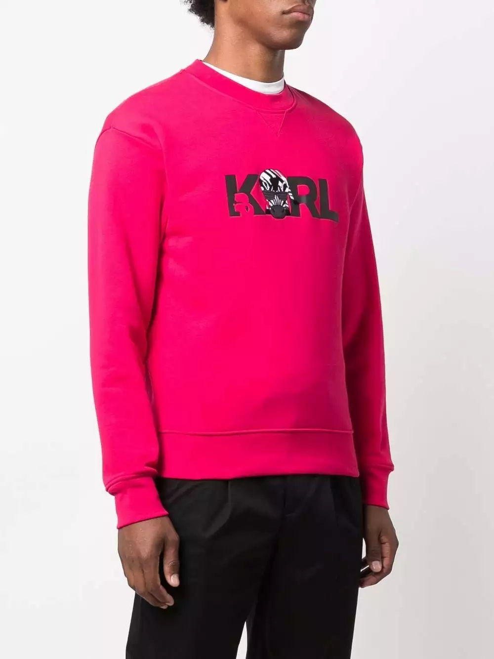 Karl Lagerfeld Ikonik animal cotton sweatshirt