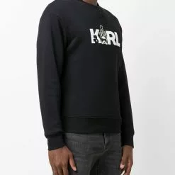 Karl Lagerfeld Ikonik Animal organic cotton sweatshirt