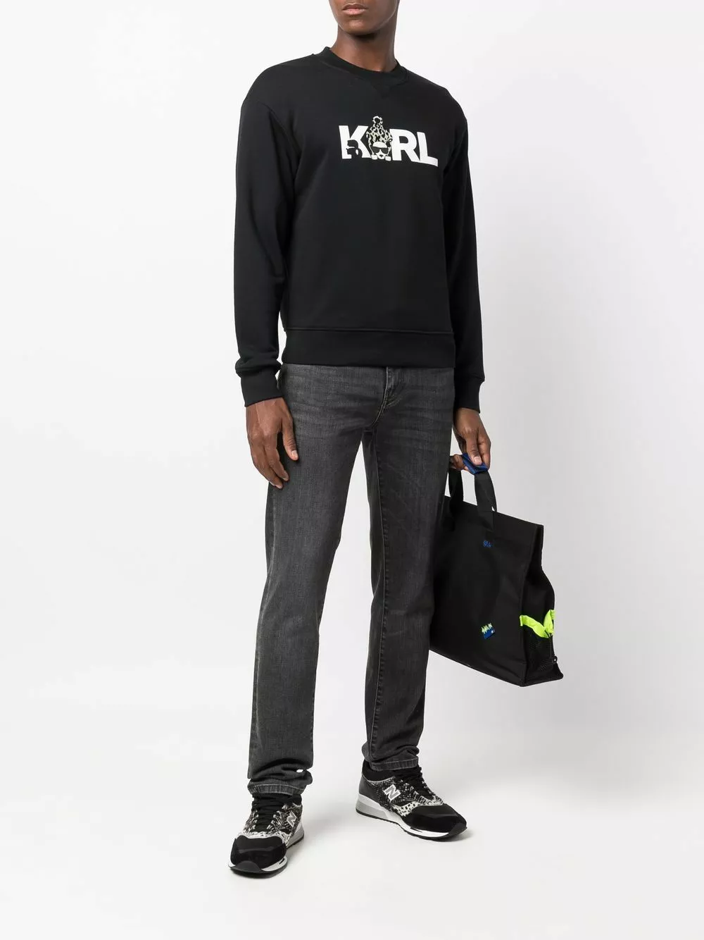 Karl Lagerfeld Ikonik Animal organic cotton sweatshirt