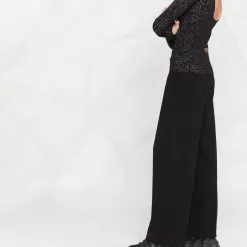 Karl Lagerfeld athleisure technical zip-up top