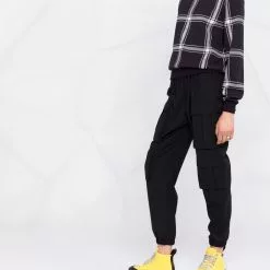 Karl Lagerfeld check-print crewneck sweatshirt