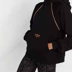 Karl Lagerfeld cropped athleisure hoodie