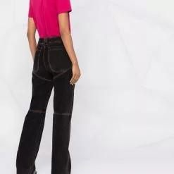 Karl Lagerfeld organic embroidered logo T-shirt