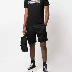 Karl Lagerfeld organic logo address T-shirt