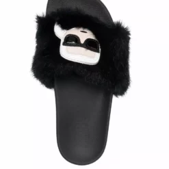 Karl Lagerfeld Ikonic patch-detail slides