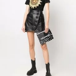 Karl Lagerfeld K/Skuare dot-print Ipad pouch