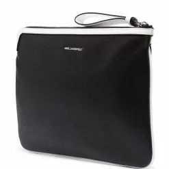 Karl Lagerfeld K/Skuare dot-print Ipad pouch