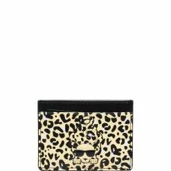 Karl Lagerfeld Karlimals cheetah-print wallet