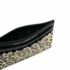 Karl Lagerfeld Karlimals cheetah-print wallet