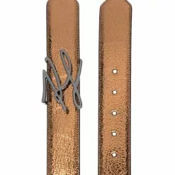 Karl Lagerfeld K/Autograph coated leather belt