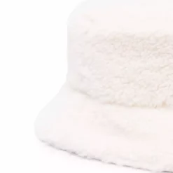 Karl Lagerfeld essential faux-shearling bucket hat