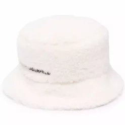 Karl Lagerfeld essential faux-shearling bucket hat