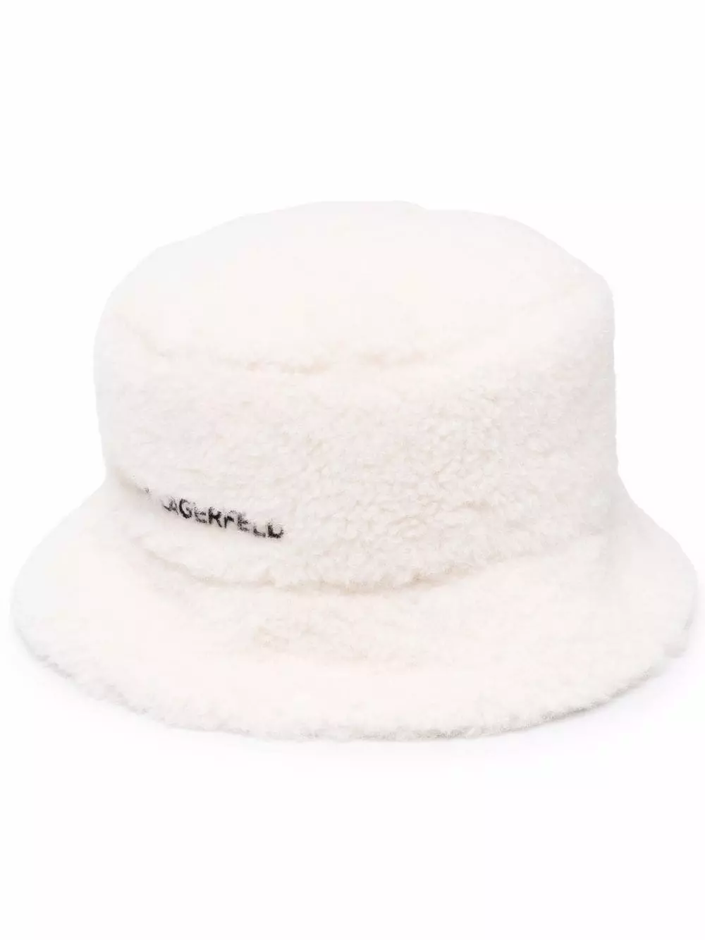 Karl Lagerfeld essential faux-shearling bucket hat