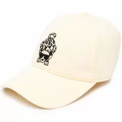 Karl Lagerfeld Karlimals embroidered-cheetah cap