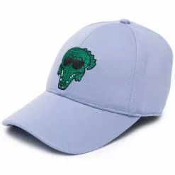 Karl Lagerfeld Karlimals embroidered-alligator cap