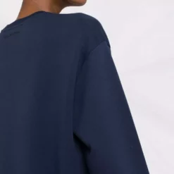 Karl Lagerfeld pleated mixed-fabric dress