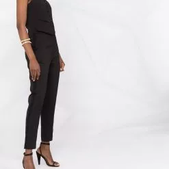 Karl Lagerfeld tailored wool-blend cropped jumpsuit