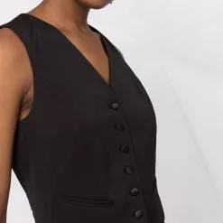 Karl Lagerfeld tailored wool-blend cropped jumpsuit