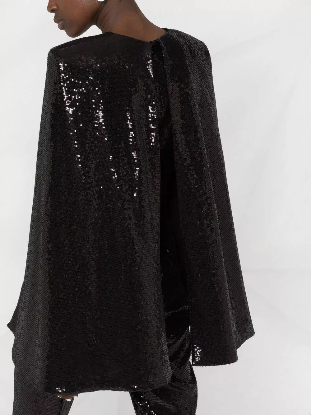 Karl Lagerfeld sequinned cape jumpsuit