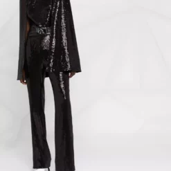 Karl Lagerfeld sequinned cape jumpsuit