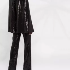 Karl Lagerfeld sequinned cape jumpsuit