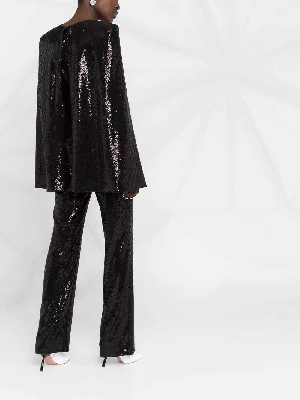Karl Lagerfeld sequinned cape jumpsuit