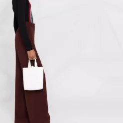 Karl Lagerfeld geometric-motif mock neck jumper