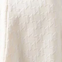 Karl Lagerfeld all-over flocked logo trousers