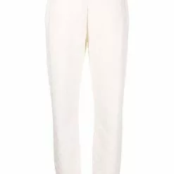 Karl Lagerfeld all-over flocked logo trousers