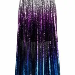 Karl Lagerfeld sequin pleated skirt