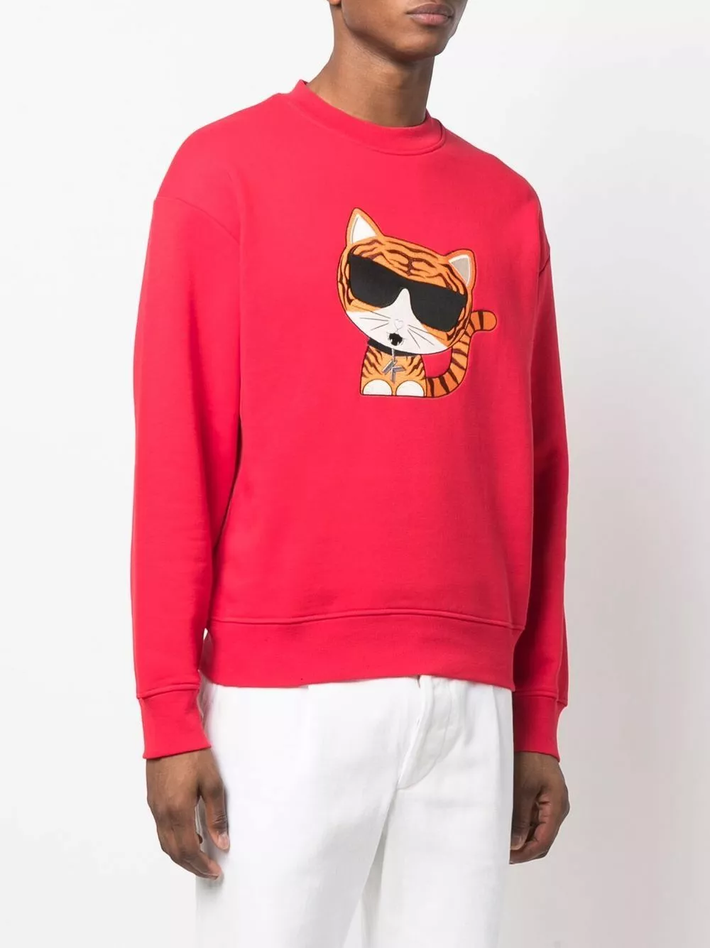 Karl Lagerfeld graphic-print crew neck sweatshirt