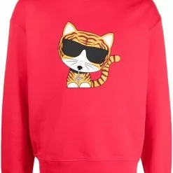 Karl Lagerfeld graphic-print crew neck sweatshirt