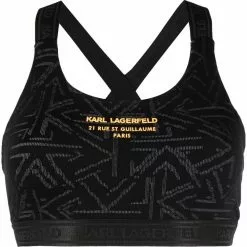 Karl Lagerfeld technical athleisure bra