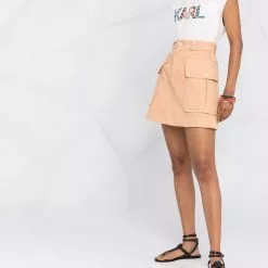 Karl Lagerfeld organic cotton logo-embroidered T-shirt