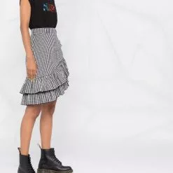 Karl Lagerfeld organic embroidered-logo sleeveless T-shirt