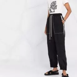 Karl Lagerfeld bouclé profile T-shirt