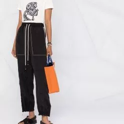 Karl Lagerfeld bouclé profile T-shirt