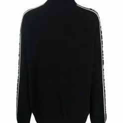Karl Lagerfeld logo cashmere turtleneck jumper
