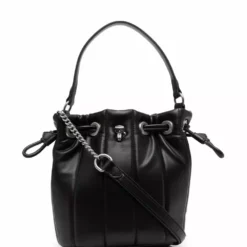 Karl Lagerfeld K/Ikonik quilted bucket bag