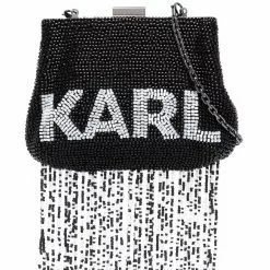 Karl Lagerfeld K/Ikonik beaded clutch